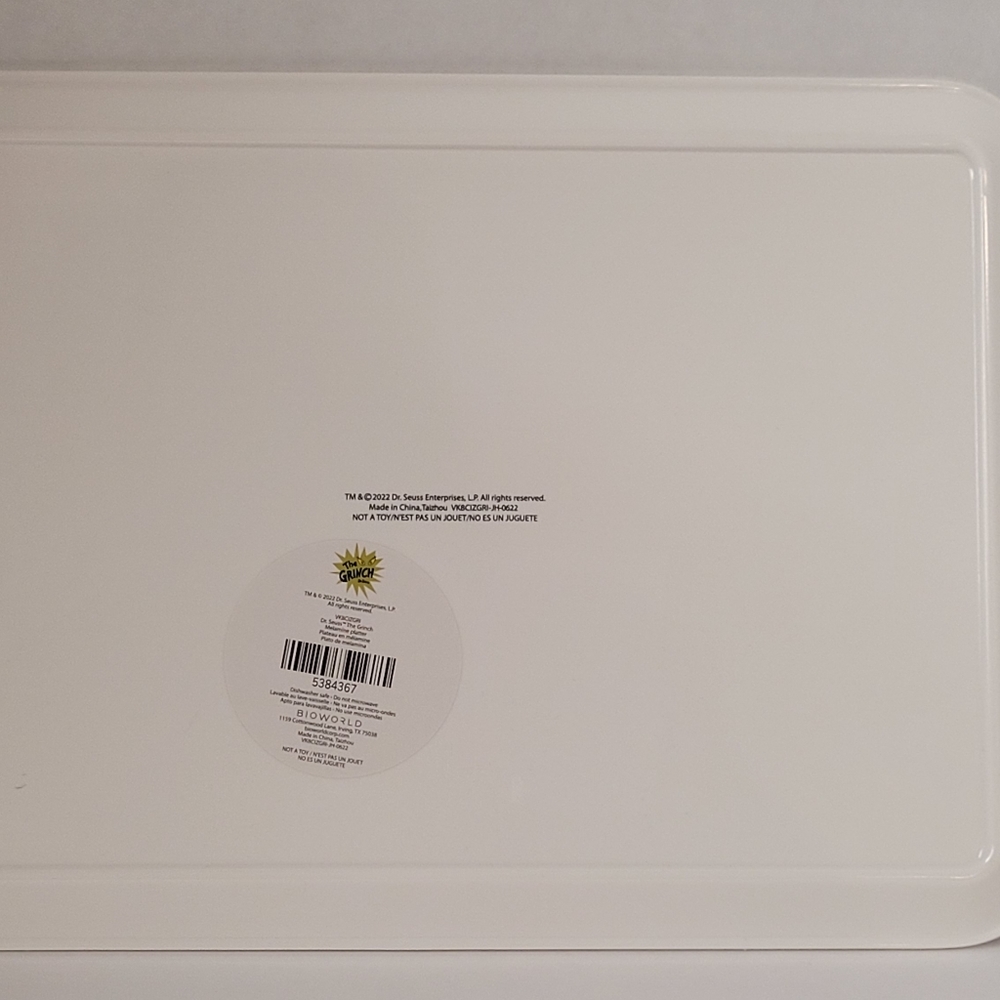 Grinch Plastic Tray - Picture 2 of 3